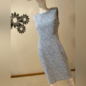 Calvin Klein~Simple~Form-Fitting~Stretchy~Sheath~Midi Dress~Sleeveless~Size 8